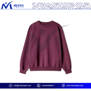 Sudadera clásica de cuello redondo para hombre, jersey de lana de punto suave y cálido para ropa informal, gimnasio, actividades al aire libre - Product Image 2