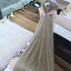 Extensiones de Cabello Humano Virgen al por Mayor, 100 g, Alta Calidad, Cabello Natural Liso, Super Double Drawn, Puntas de Cabello - Product Image 1