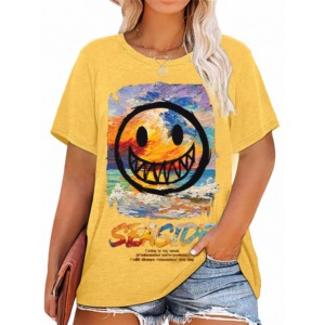 Streetwear personnalisé respirant pour femmes, t-shirt uni en coton, t-shirts longs pour femmes, t-shirts amples et surdimensionnés - Product Image 5