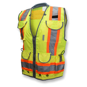 Chaqueta de Seguridad de Invierno Cómoda y de Alta Visibilidad, Sin Mangas, Ligera, de Poliéster, Impermeable y Transpirable - Product Image 1