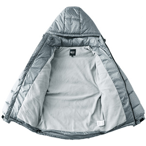 Custom Hooded Zipper Puffer Jackets for Kids Warm <b>Outwear</b> Solid <b>Coats</b> for Girls <b>Boys</b> Windproof - Product Image 3