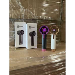 Draagbare zwarte handbediende USB-oplaadbare bladloze ventilator, hoge snelheid, langdurige persoonlijke elektrische ventilator voor gebruik in de auto en buiten in de zomer - Product Image 4