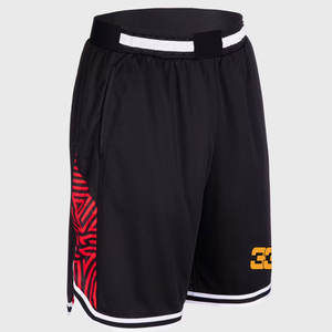 Short de jogging de basket-ball en maille à double couche cousu avec broderie par sublimation Short de course pour enfants personnalisé pour hommes Vente en gros - Product Image 6