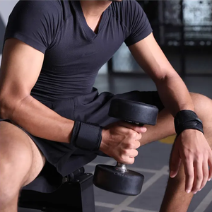 Muñequeras de levantamiento de pesas transpirables de soporte de entrenamiento de levantamiento de pesas antideslizantes duraderas ajustables personalizadas para gimnasio - Product Image 5