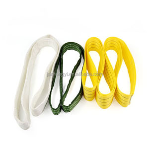 Высокопрочный бесшовный плоский подъемный строп из мягкого полиэстера, 1-10 тонн, сертифицирован EN/AS, с возможностью индивидуальной настройки под заказ - Product Image 5