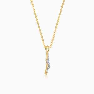 Gold Starcross Lab Grown Diamond Pendant Luxury Charms Collection - Product Image 3