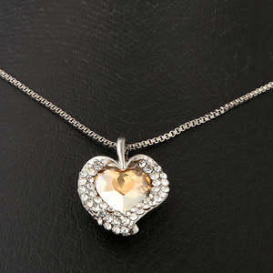 Women's Fancy <b>Locket</b> Set - Peach - Product Image 2