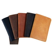 Dompet Paspor Kulit Asli Custom Grosir, Tempat Kartu Perjalanan RFID, Logo Custom, Desain Trendy, Hasil Akhir Berkualitas Premium