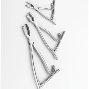 Pince de maintien d'os de couloir en acier inoxydable allemand de qualité supérieure de 17 \ "avec instrument manuel à cliquet - Product Image 2