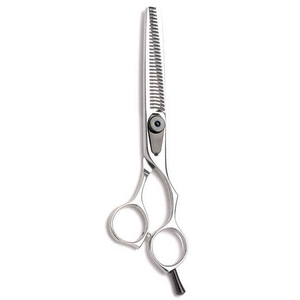 Professional Right-Handed <b>Thinning</b> Scissors Stainless Steel Straight Sharp Blades Durable Quality Finish Smooth Edges for - Product Image 2