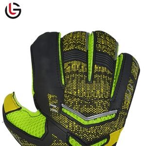 ถุงมือผู้รักษาประตู GLOBAL LEATHER รุ่นใหม่ สำหรับมืออาชีพ ป้องกันนิ้วมือ สำหรับผู้ใหญ่และเด็ก หนังแท้ อเนกประสงค์ ยางลาเท็กซ์หนา ผิวเรียบ สำหรับฟุตบอล - Product Image 4