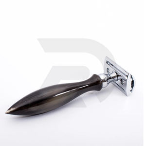 Maquinilla de afeitar de doble filo portátil de calidad superior con mango negro Maquinilla de afeitar de seguridad con disponibilidad OEM Etiqueta privada - Product Image 6