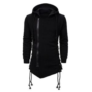 Sudadera con Capucha para Hombre 2025, Estilo Hip Hop, Mezcla de Poliéster/Algodón, Cómoda, Prenda Exterior Elegante para Invierno, Impresión Digital, Impermeable - Product Image 4