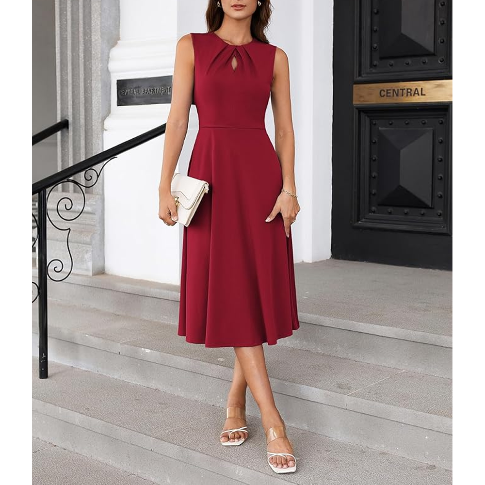 Elegant Sleeveless Women's Cocktail Dresses For Weddings, Oem Customized Elegant Sleeveless Women's Cocktail Dresses For Weddings, Oem Customized