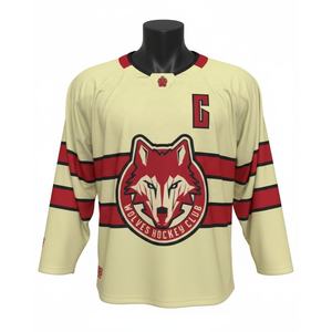 Maillots de hockey sur glace personnalisés en maille polyester de 280 grammes, fabricant pour les équipes, uniformes de sublimation de qualité professionnelle pour les clubs américains - Product Image 2