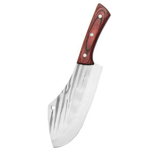 Razor <b>Sharp</b> Stainless Steel Chefs <b>Kitchen</b> Cleaver <b>Knife</b> With Rubber Wood Handle <b>Kitchen</b> Vegetable <b>Knives</b> - Product Image 1