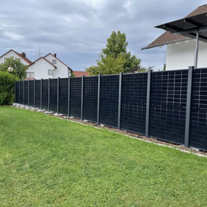 Recinzione solare 1,85 x 4,9 m con quattro moduli fotovoltaici - Product Image 3