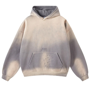 2025 conception personnalisée en détresse pull à capuche taille solide impression motif polaire tissu en gros mode Streetwear pour l'hiver - Product Image 4