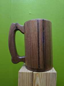 Best Quality Handmade Wooden Bar <b>Mug</b> Customized Shape New Wedding Party Kitchenware Viking wooden <b>mug</b> Bar Accessories - Product Image 5