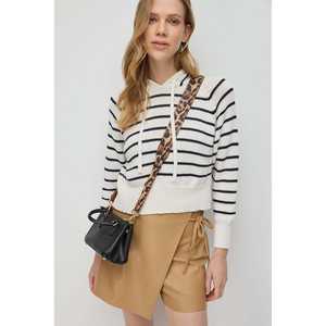 เสื้อสเวตเตอร์ถักมีฮู้ดลายทาง - Product Image 2