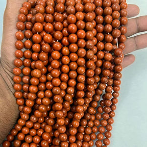 AAA Grade Red <b>Crystal</b> Polished Eco-Friendly Natural Gemstone Beads for Jewelry Making <b>Bracelet</b> Necklace <b>Healing</b> Stone Wholesale - Product Image 1