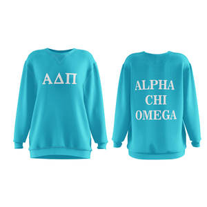 Sudadera con capucha de estilo personalizado para mujer, poliéster/algodón de gran tamaño, tejido de invierno, estampado, ecológico, transpirable, universitario griego - Product Image 3