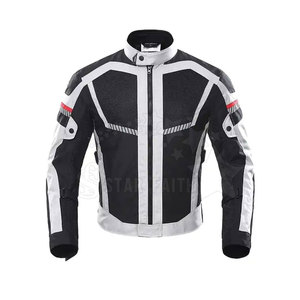 Chaqueta de Motocicleta Ligera y Transpirable para Hombre, de Cordura, con Malla, Impresión de Logotipo Personalizado, Tallas Personalizadas, para Otoño/Invierno - Product Image 4