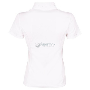 Elegant Women <b>Equestrian</b> Show Shirts Soft Stylish Comfortable Fit High Quality Polyester Comfortable show Shirts Customized - Product Image 2