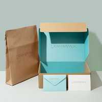 Boîte cadeau rigide en papier personnalisée Lionwrapack, emballage en papier kraft avec logo personnalisé