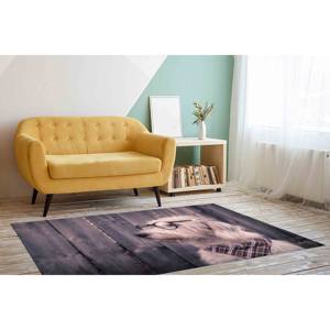 Alfombra Impresa: Alfombra para Entrada, Alfombra con Diseño de Perro y Gafas, Alfombra con Diseño de Animales Adorables, Alfombra de Terciopelo - Product Image 4