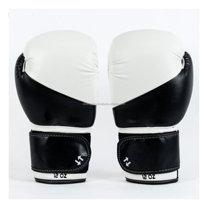 Custom Logo Sanda MMA Boxing Shooter Gloves PU Leather Breathable Half Finger Hook Loop Closure Durable Unisex Training Sparring - Product Image 3