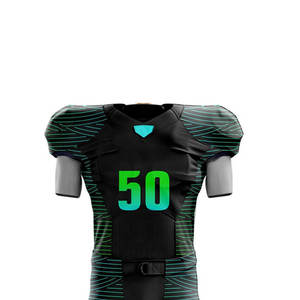 Uniforme de Fútbol Americano Personalizado Más Vendido, Transpirable, de Secado Rápido, de Alta Calidad, Último Modelo para Adultos - Product Image 4