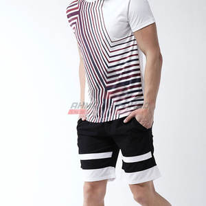 Vente directe en usine de shorts décontractés pour hommes, nouveaux shorts d'entraînement grande taille à la mode - Product Image 6