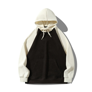 Sudaderas con capucha de algodón pesado de alta calidad de 400 Gsm, Sudadera con capucha lavada Vintage de lana personalizada para hombres - Product Image 1