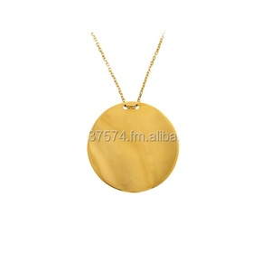 สร้อยคอทองคำ14K ที่เป็นของแข็งประดับจี้ส่วนตัวสำหรับผู้หญิงทำจากไก่งวง - Product Image 1