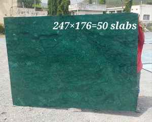 Losa de mármol verde pulido de diseño moderno Acabado de superficie Premium para aplicaciones de apartamentos Forma de piedra Premium - Product Image 6