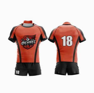 Uniforme de rugby pour hommes Ensembles personnalisés de qualité supérieure pour la conception respirante de vêtements d'équipe fabriqués au Pakistan-Vente en gros - Product Image 4