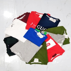 เสื้อยืดคอกลมแขนสั้นคอกลมสีพื้นแห้งเร็วเสื้อยืดไหล่ปล่อยหลวม180GSM สบาย - Product Image 3