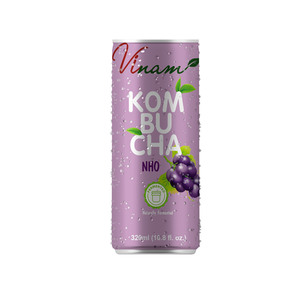Offre Spéciale ODM/KOEM 250ml/330ml Kombucha purée de jus de fruits de raisin marque privée naturelle boîte de sirop de jus de légumes/tendance chaude en vrac - Product Image 5