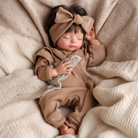 Poupées Reborn en Silicone Complet Babeside Larry 12 Pouces Réalistes Petite Fille Bébé Poupée de Mode Jouet DIY Mini Jouet Doux