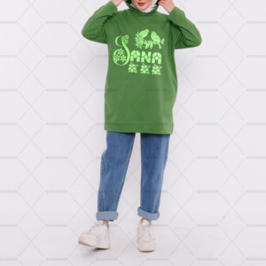 Pakistán hizo nuevo estilo de algodón islámico holgado sudaderas con capucha para mujeres musulmanas OEM precio razonable señoras sudaderas con capucha - Product Image 3