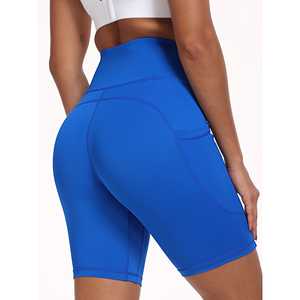 Pantalones cortos deportivos de verano para mujer, ropa deportiva sin costuras, con logotipo personalizado, pantalones cortos de yoga para gimnasio y entrenamiento de glúteos para mujer, novedad - Product Image 3