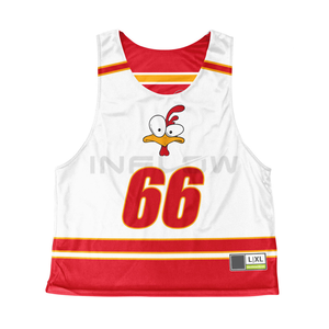 Vêtements de sport d'équipe de qualité supérieure maillot de crosse et short uniformes imprimés sublimés uniforme de football américain à séchage rapide Pinnies - Product Image 6