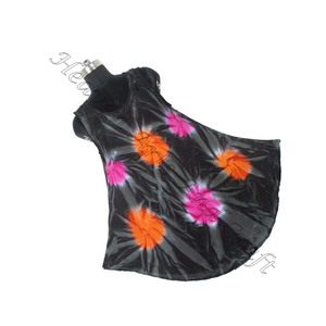 Lujoso rayón Tie Dye Maxi vestido para mujer Boho verano boda fiesta Sexy tubo elegante señoras vestido de cena para niñas - Product Image 4