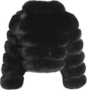 Veste d'hiver flanelle en tricot réversible pour femmes avec logo personnalisé - Product Image 1