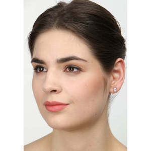Boucles d'oreilles en argent sterling 925 de qualité supérieure pour femmes et filles, style clou en or 14 carats et diamant, forme poire et princesse, goutte d'eau - Product Image 6