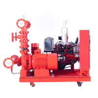 Moteur diesel complet Shynpo + pompe à eau électrique + jockey NFPA20 équipement de système de pompe de lutte contre l'incendie