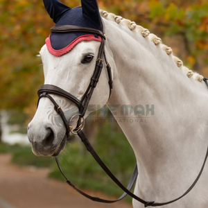 Respirant lavable Premium Pakistan fait cheval oreille Bonnet léger Crochet mouche voile Design élégant pour une utilisation équestre - Product Image 5