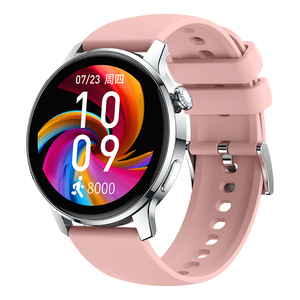 Montre connectée Sower avec écran tactile TFT de 1,28 pouce, tracker d'activité unisexe, moniteur de fréquence cardiaque, étanche IP67, appels Bluetooth - Product Image 3