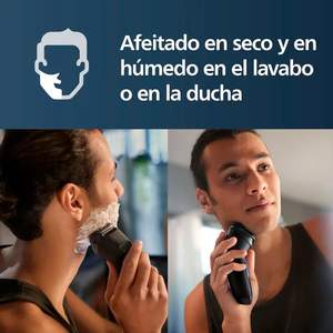 Mini rasoir électrique allemand rotatif sans fil à double lame, étanche IPX7, lavable, pour usage humide et sec, avec lames de rechange - Product Image 5